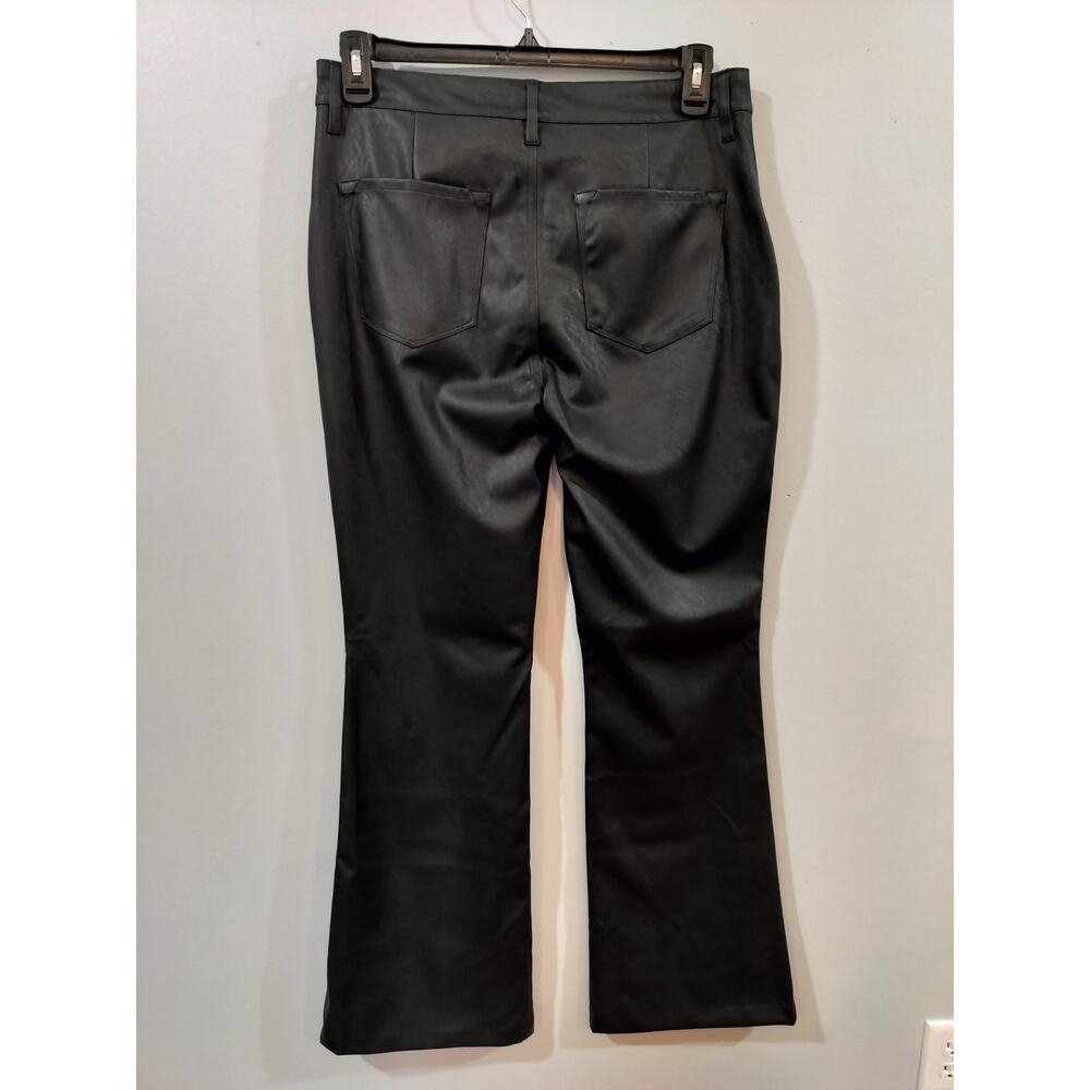 KanCan NWT High Rise Faux Leather Bootcut Pants Size 13/30 Black - Picture 4 of 9